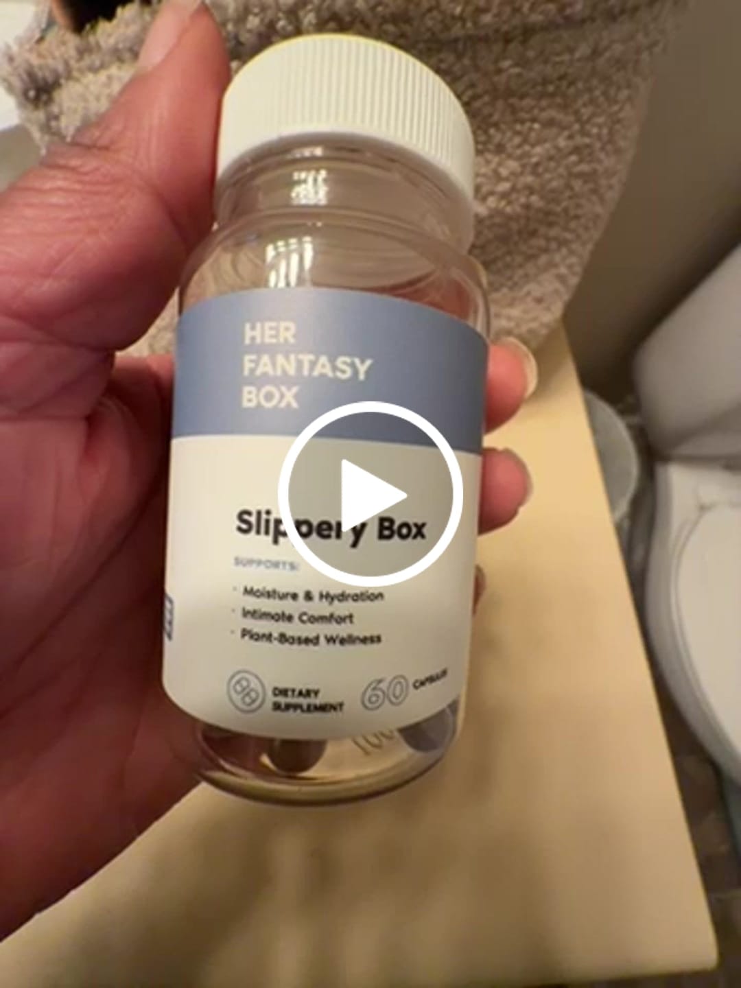 Customer video review of Slippery Box - Extra Moisture Support Capsules