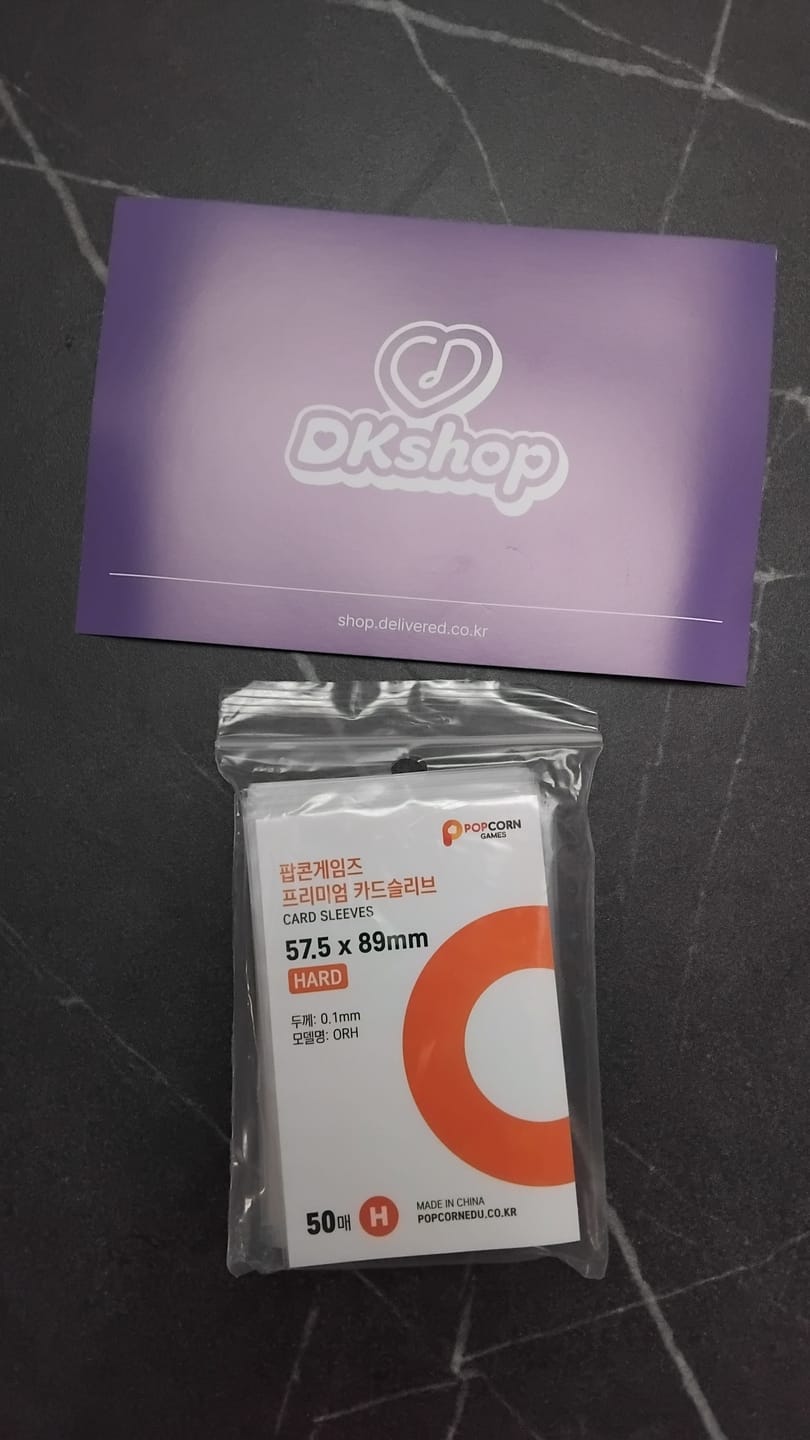 Customer photo review of [POPCORN GAMES] Premium card sleeve hard 50 sheets