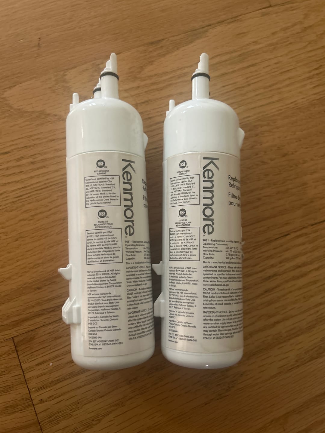 Customer photo review of Kenmore 9081 Replacement Refrigerator Water Filter 1 Pack