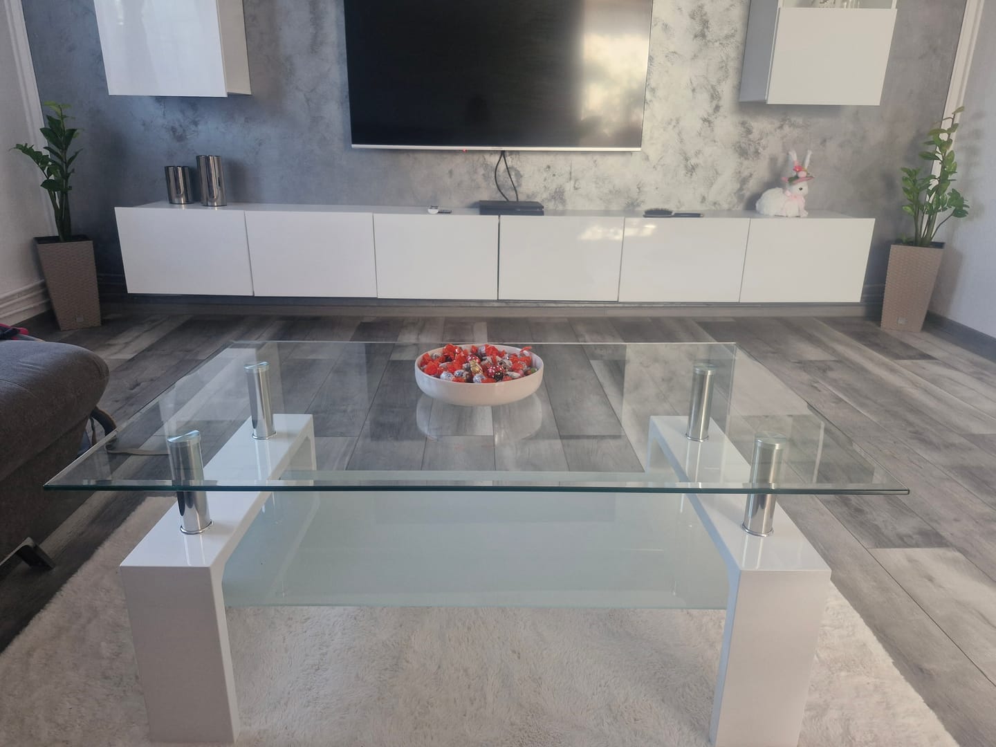 Customer photo review of Masuta DIANA INTRO, transparent/alb, 100x60x45 cm