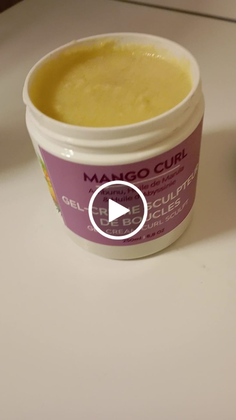 Customer video review of Gel-Crème Sculpteur de Boucles MANGO CURL