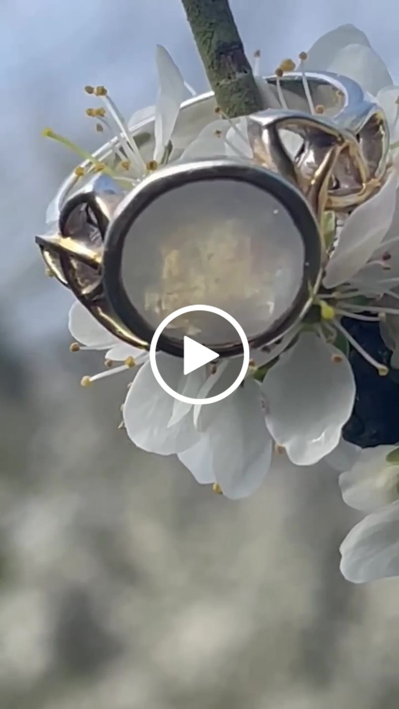Customer video review of Moonstone Trinity Ring