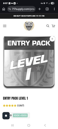 Customer photo review of ENTRY PACK LEVEL 1