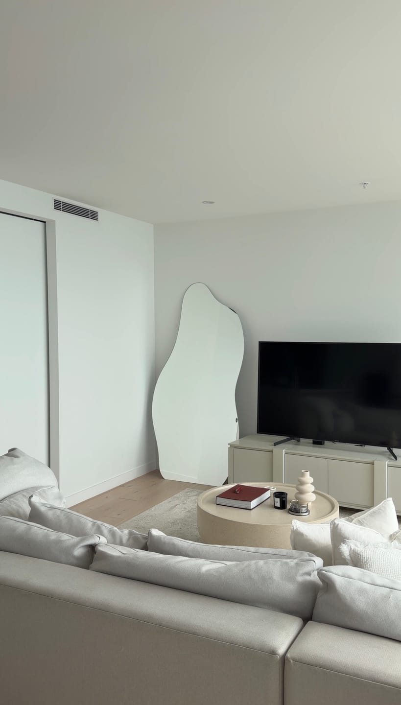Customer photo review of Hourglass Irregular / Asymmetric Mirror | 1800 x 800mm