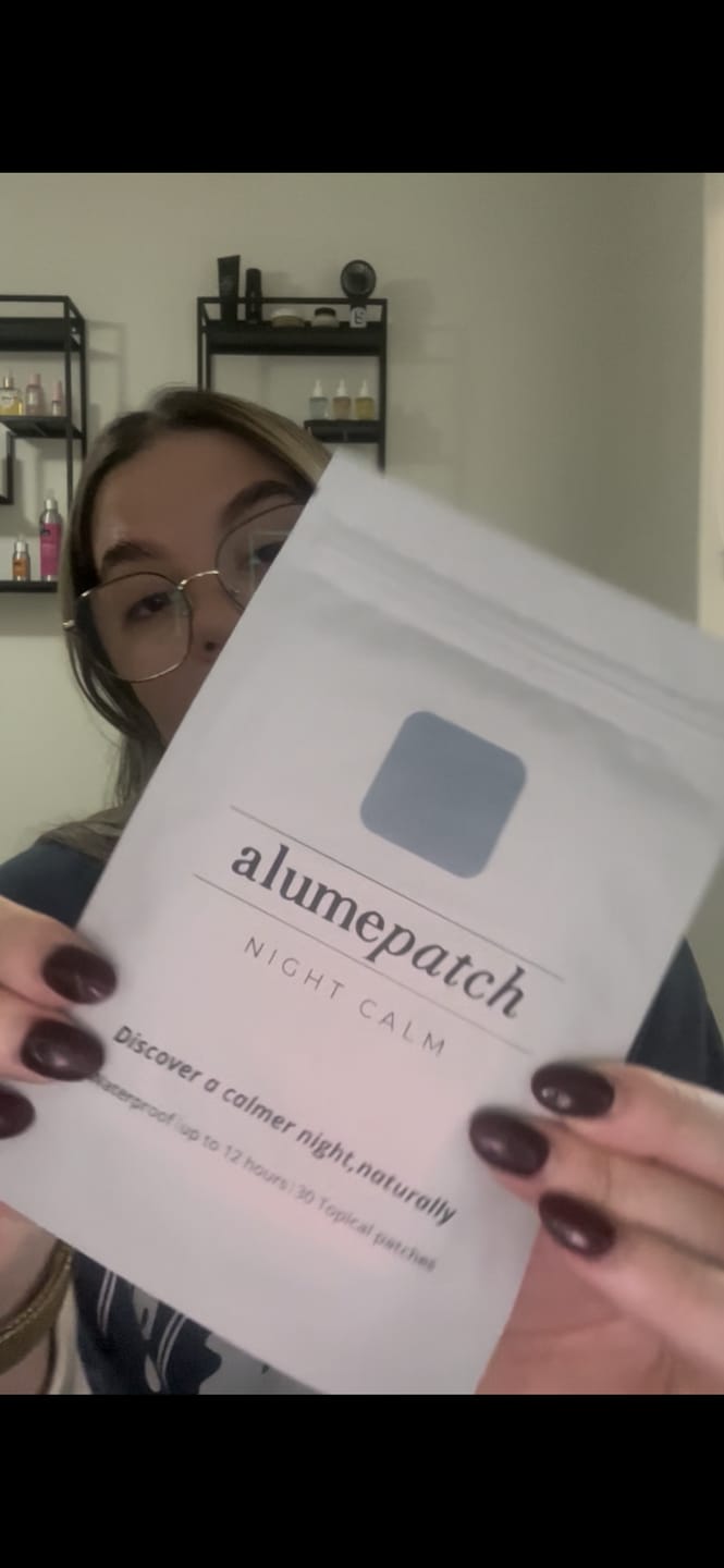 Customer photo review of alumepatch menopause patch