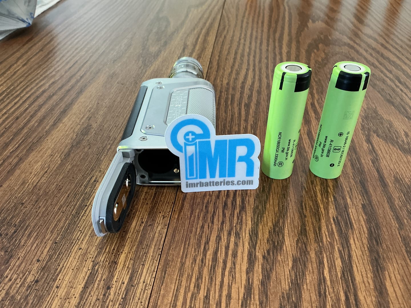 Customer photo review of Panasonic NCR18650GA 3450mAh 10A Battery