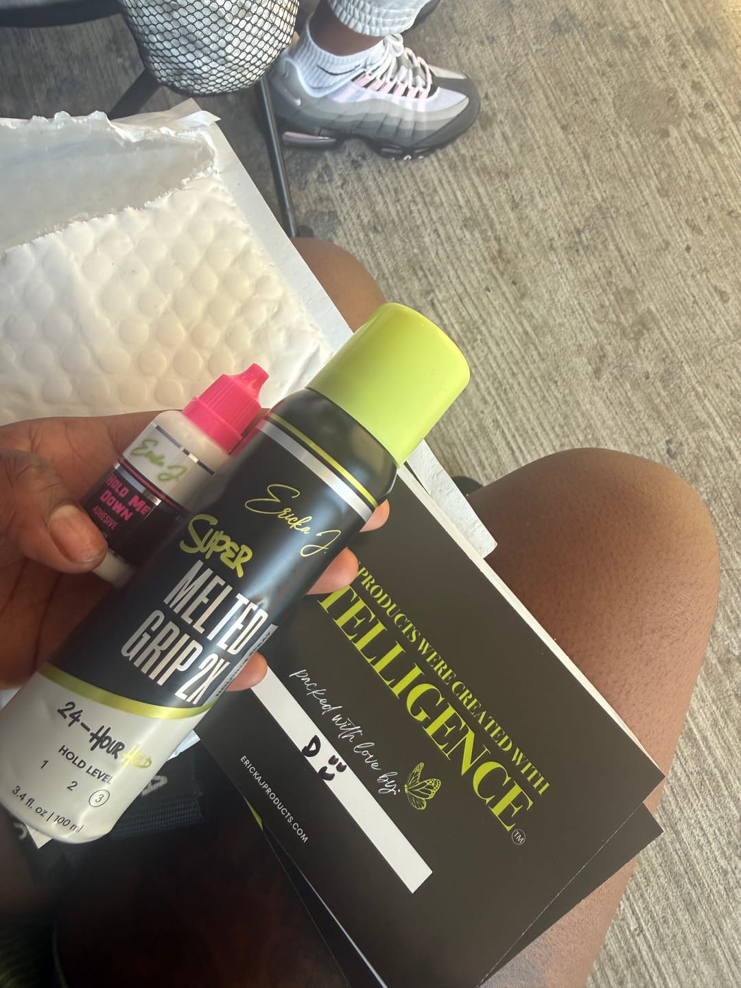 Customer photo review of AIN’T NO OTHER HOLD™ Watermelon Adhesive