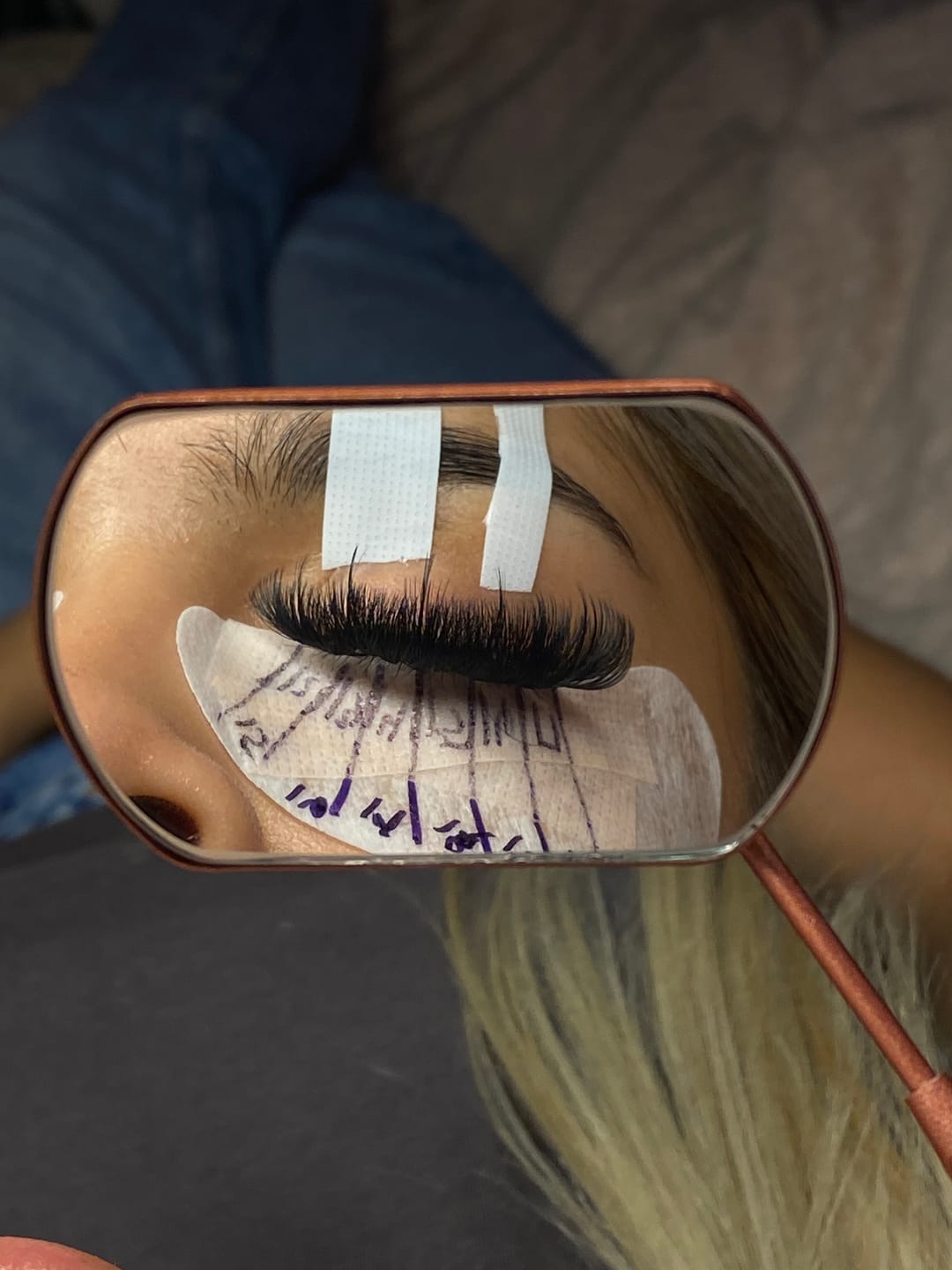 Customer photo review of VEYESINC Cashmere Lashes - 0.03MM