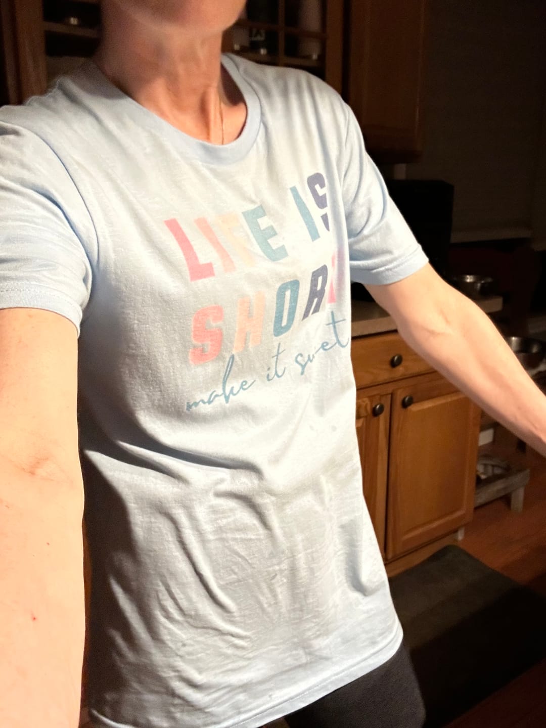 Customer photo review of Make it Sweet T-Shirt