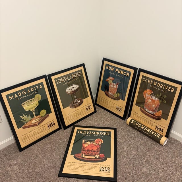 Customer photo review of Old Fashioned - Classic Cocktail Poster