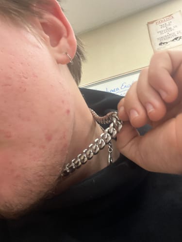 Customer photo review of 12MM HEAVY CUBAN CHAIN