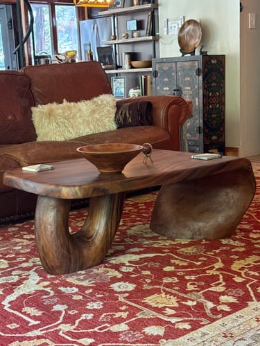 Customer photo review of Handcrafted Low Table For Functional Room Setup