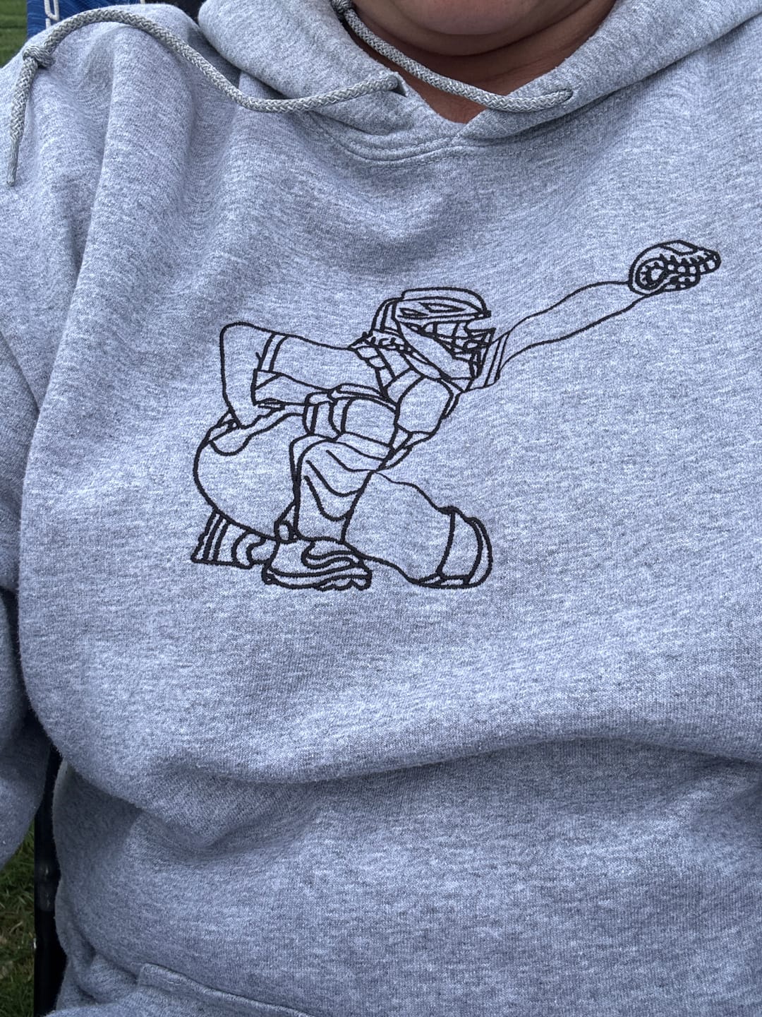 Customer photo review of Custom Sports Hoodie