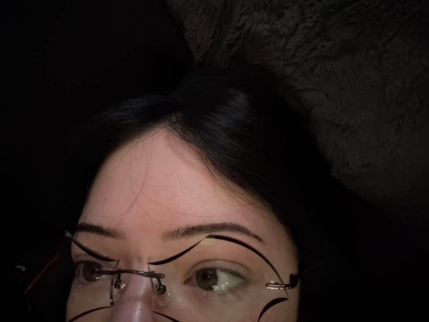 Customer photo review of Batty Eyeglasses