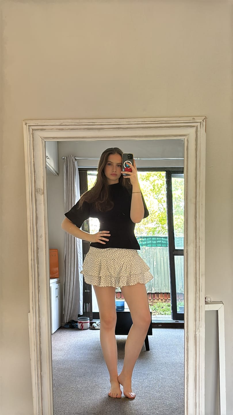 Customer photo review of Contour Tee - Black