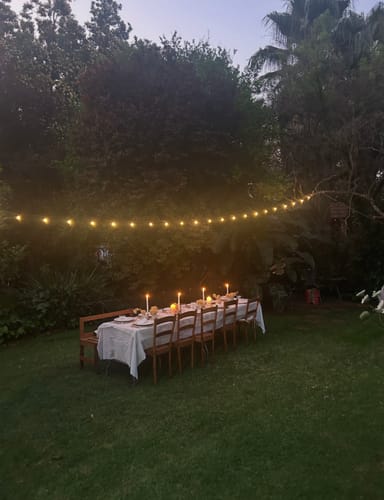 Customer photo review of Solar Mini Bulb String Lights