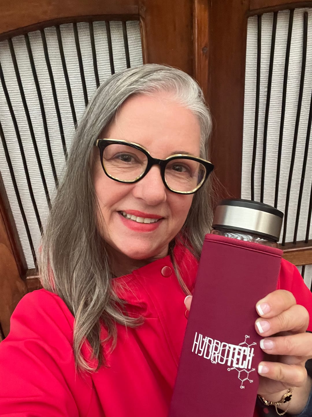 Customer photo review of Hydrogen Water Bottle