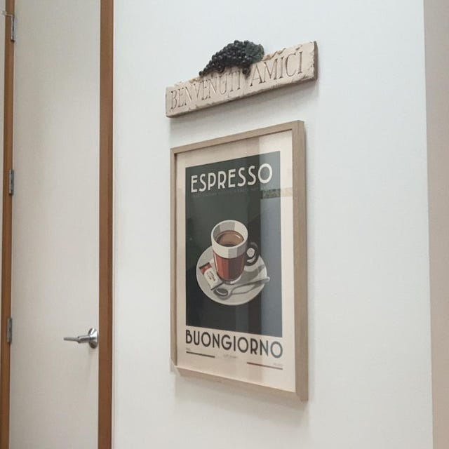 Customer photo review of Espresso - Vintage Coffee Poster