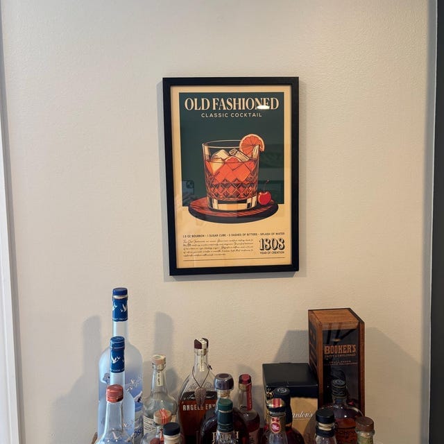 Customer photo review of Old Fashioned - Classic Cocktail Poster