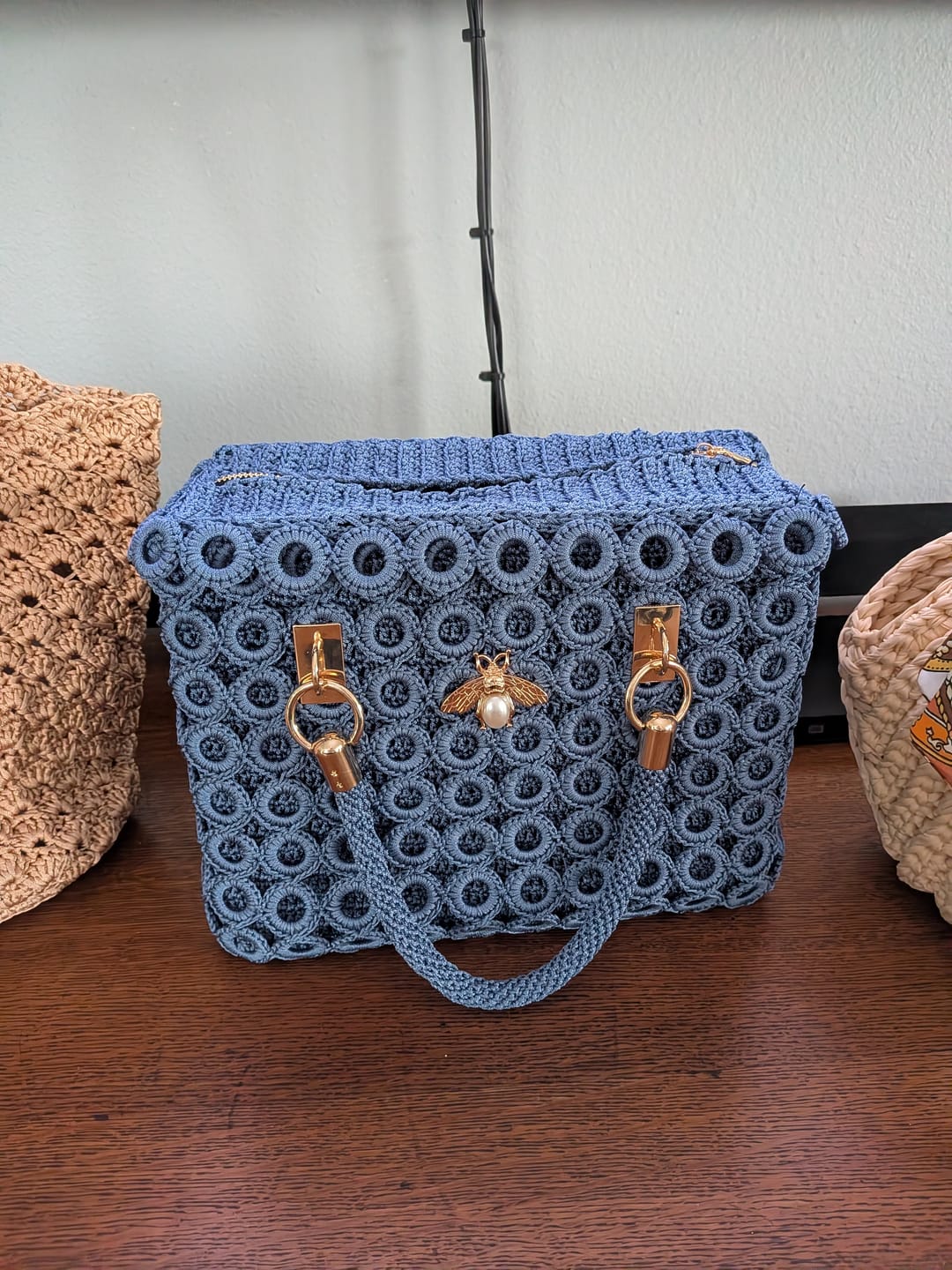Customer photo review of CrochetPark™ Shell crochet Handbag DIY Kit