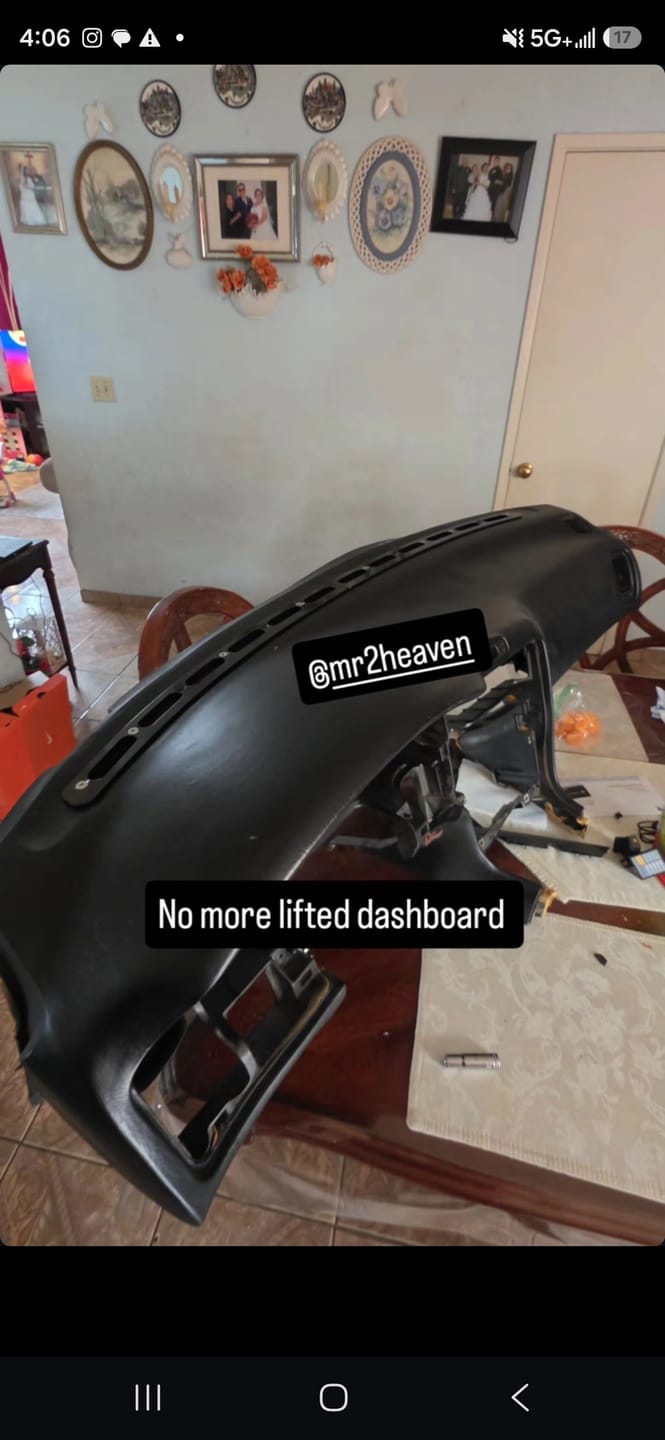 Customer photo review of MR2Heaven Dashboard Air Circulation Vent Kit - Fixes/Prevents Dashboard Lifting - SW20
