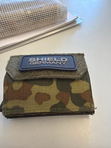 Customer photo review of Tactical Wallet Münzfach - 5-Farben Flecktarn