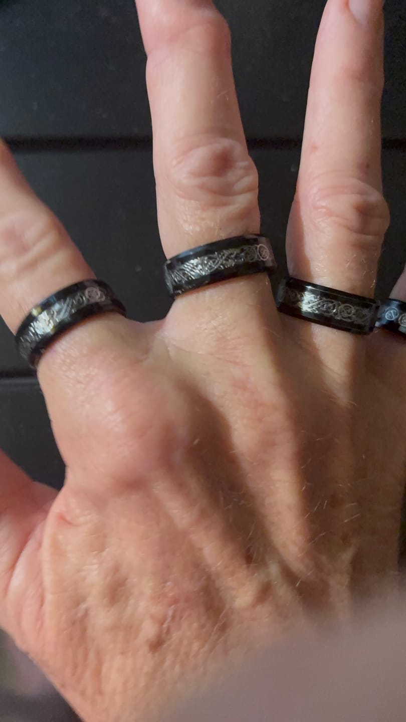 Customer photo review of Celtic Dream - Black & Silver