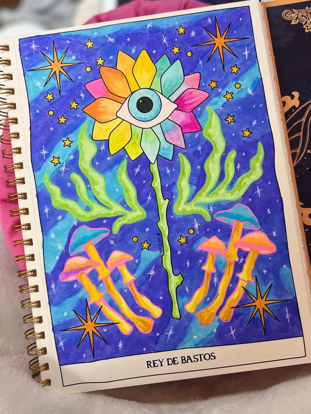 Customer photo review of TAROT PARA COLOREAR: Tomo II - Arcanos menores