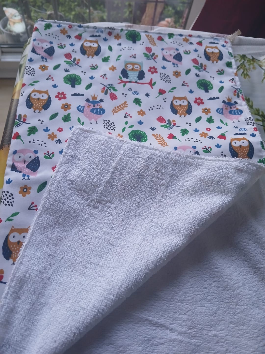 Customer photo review of Owls and Flowers Polycotton Fabric