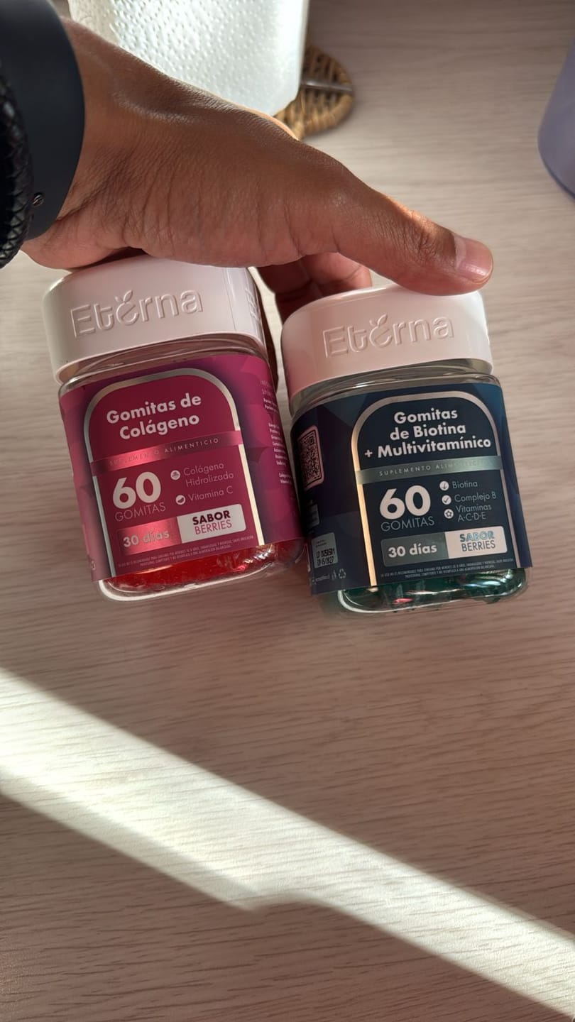 Customer photo review of Gomitas de Biotina y Multivitamínico