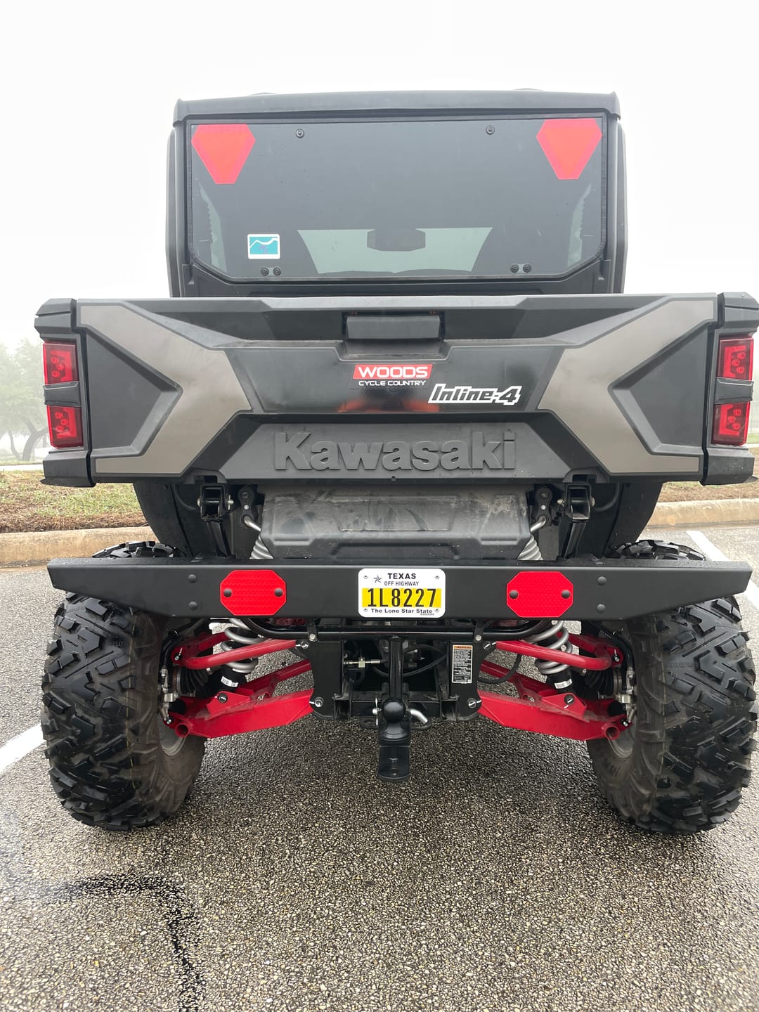 Customer photo review of Rear Formed Bumper - Kawasaki Ridge