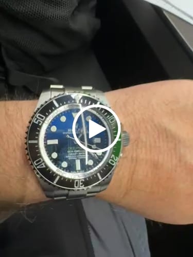 Customer video review of Rolex Sea- Dweller 44mm Silver Blue Dial