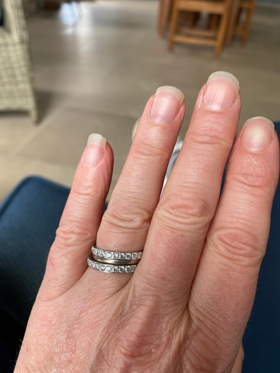 Customer photo review of Eternity Band Ring