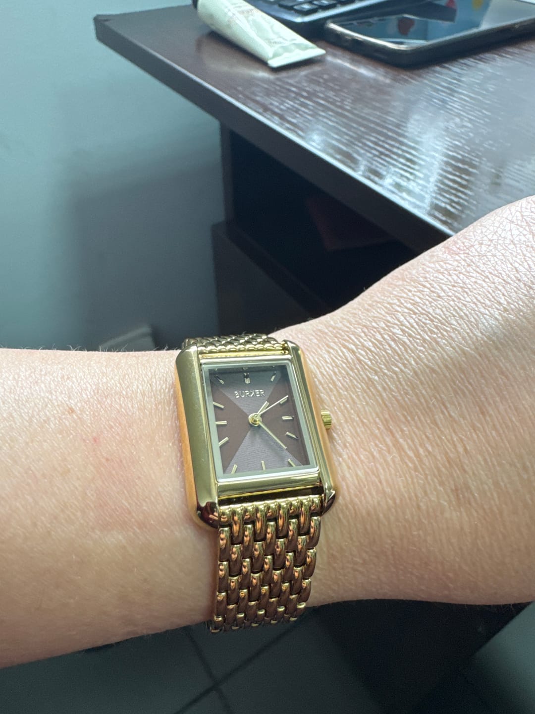 Customer photo review of Olivia Gold Brown