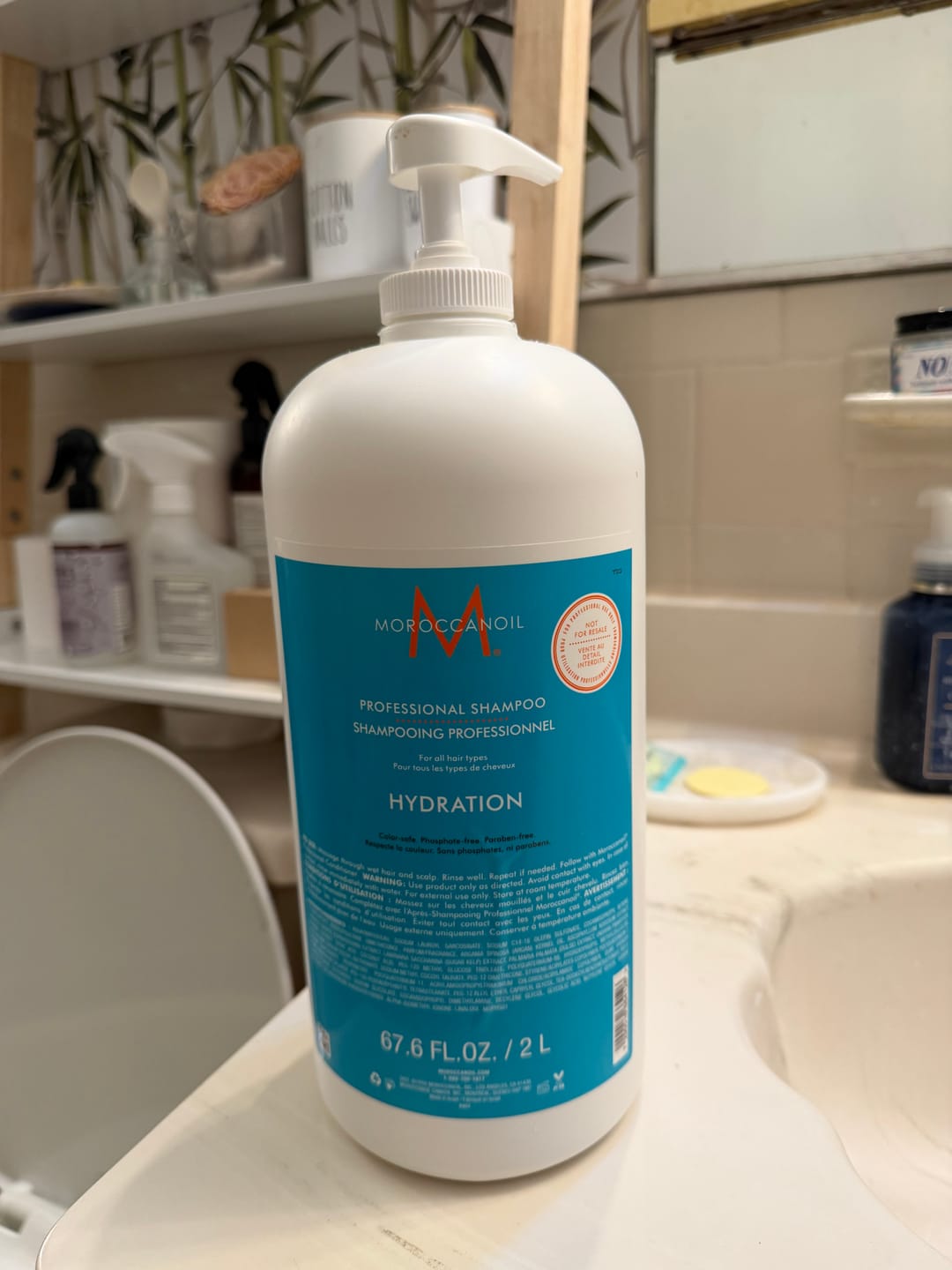 Customer photo review of Moroccanoil Hydrating Shampoo