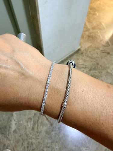 Customer photo review of Emma Crystals Tennis Bracelet