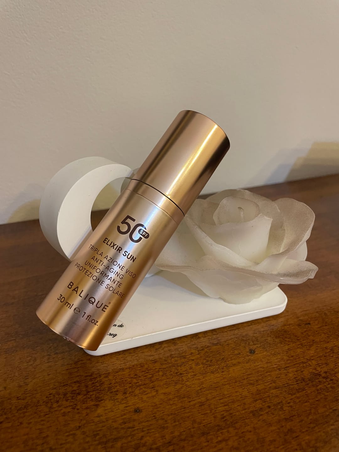 Customer photo review of ELIXIR SUN SPF50 - Siero Viso tripla azione