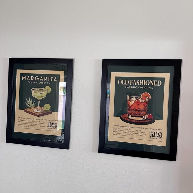 Customer photo review of Old Fashioned - Classic Cocktail Poster