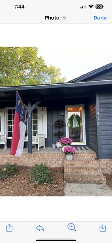 Customer photo review of Sunny Veranda Wreath Ribbon
