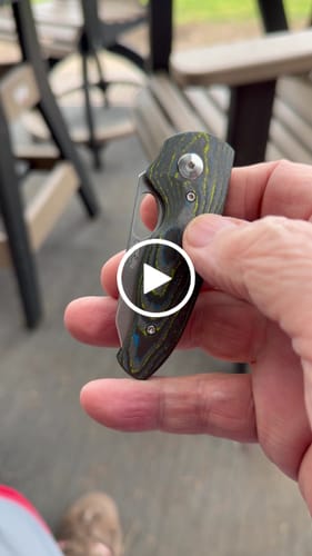 Customer video review of TRM NERD LL Folding Knife, 2.2” MagnaCut Blade, Bolts 3D Camo Carbon, Made in USA
