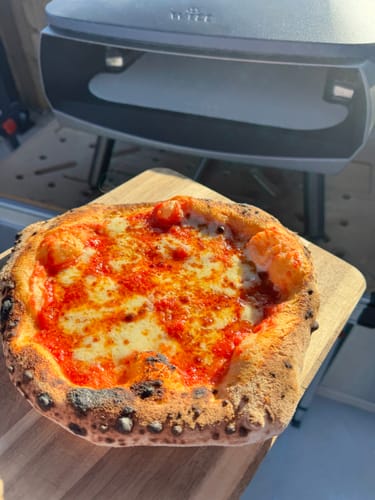 Customer photo review of Sourdough Pizza Dough Balls (Frozen)