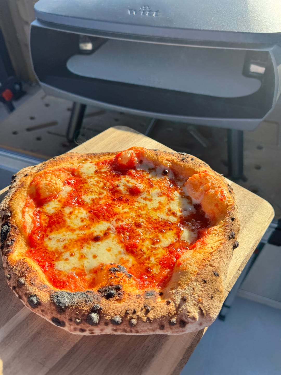 Customer photo review of Sourdough Pizza Dough Balls (Frozen)
