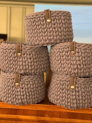 Customer photo review of Personalisierte Labels mit Chicago Screws - Kunstleder-Label mit Schrauben