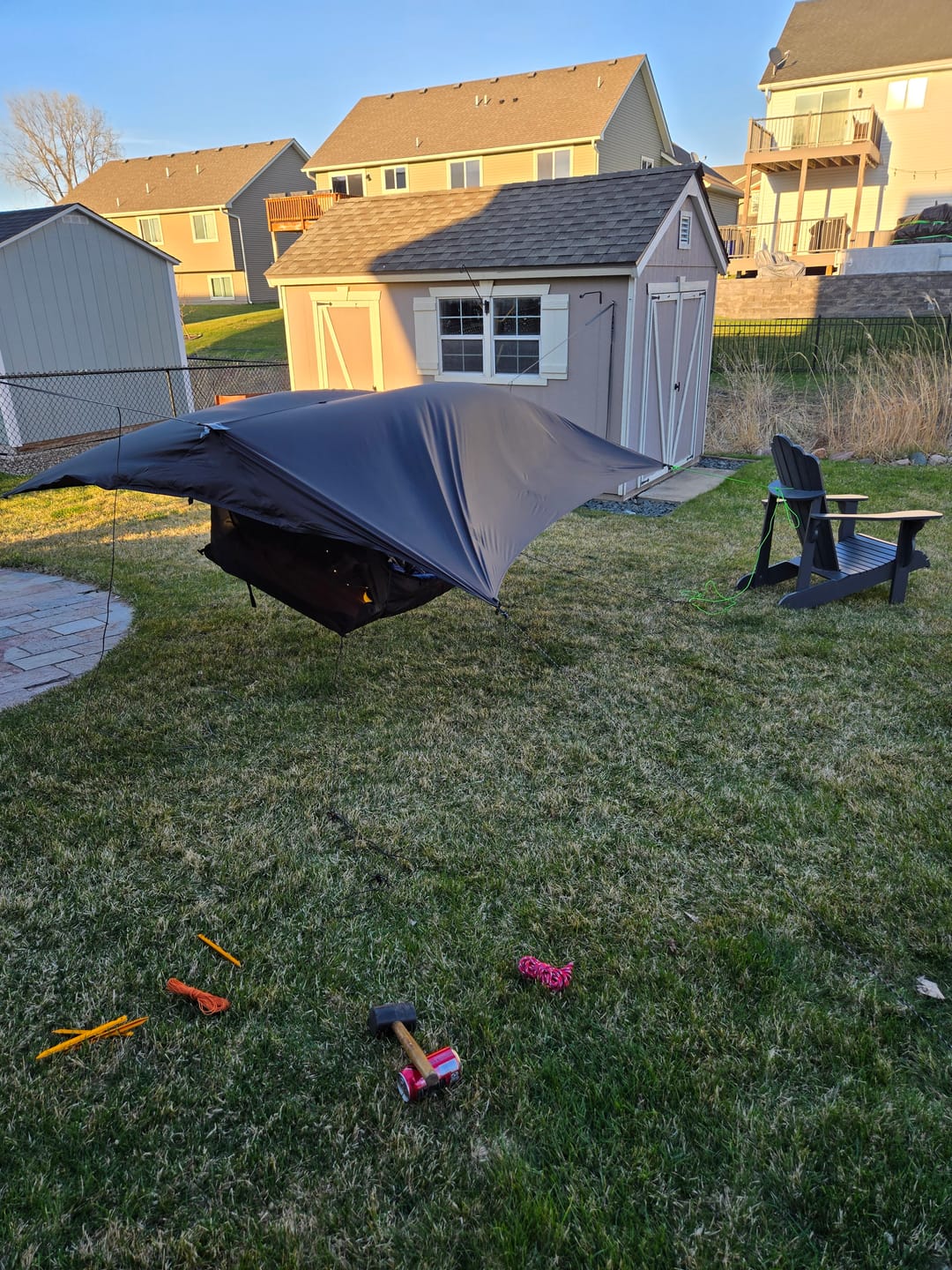 Customer photo review of Haven Tent Rainfly