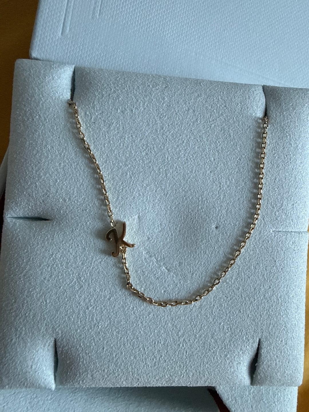 Customer photo review of Initial Chain Necklace