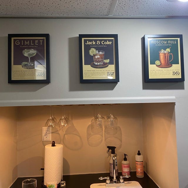 Customer photo review of Gimlet - Classic Cocktail Poster