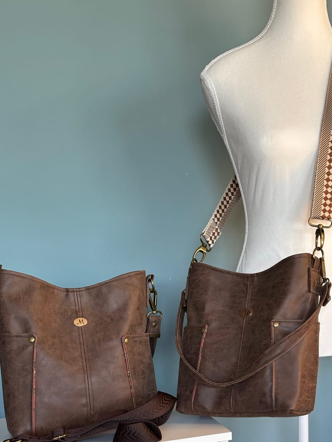 Customer photo review of Smoky Walnut - Heritage Faux Leather