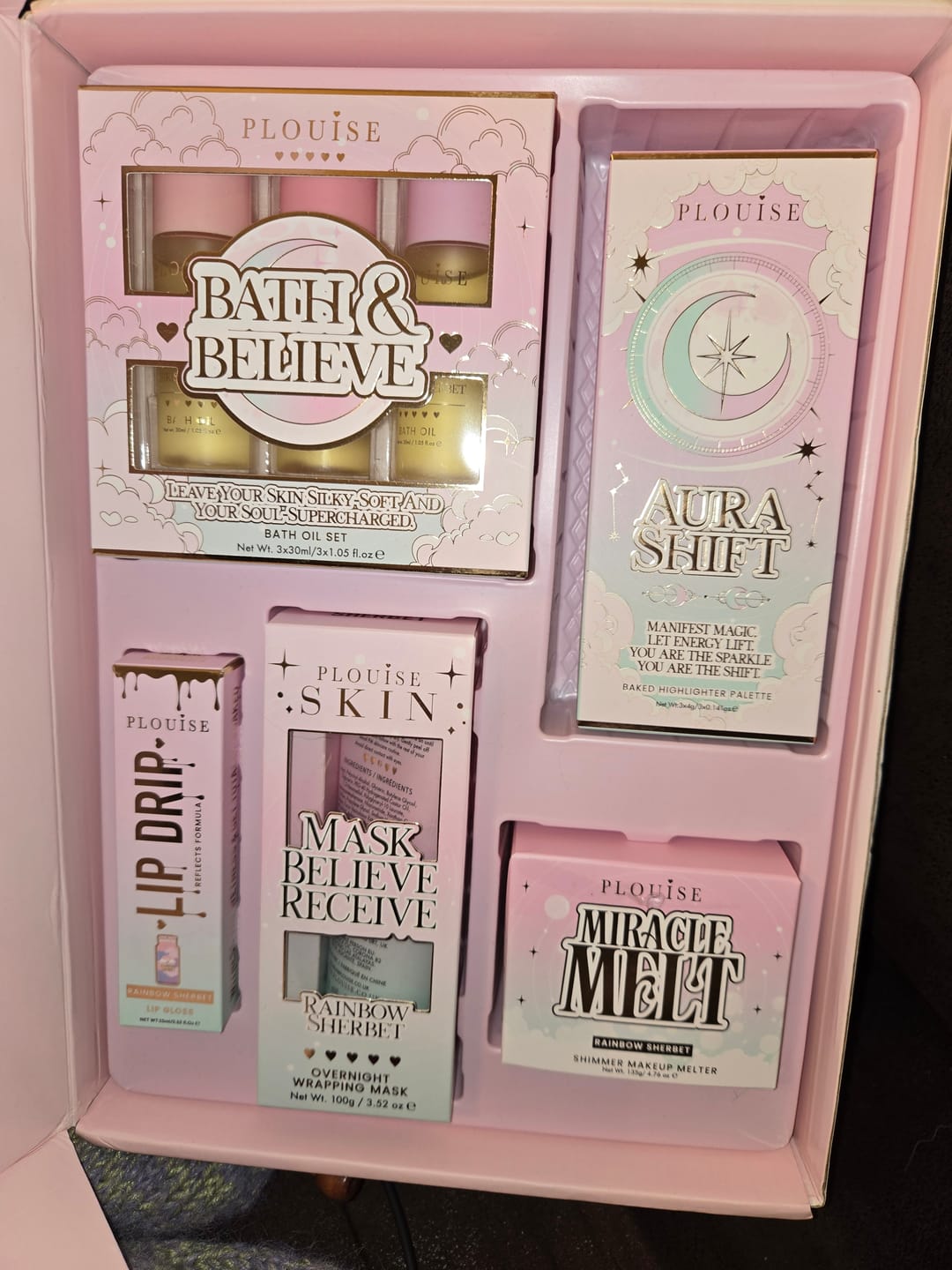 Customer photo review of Manifest Under The Moon Glow Skin Kit