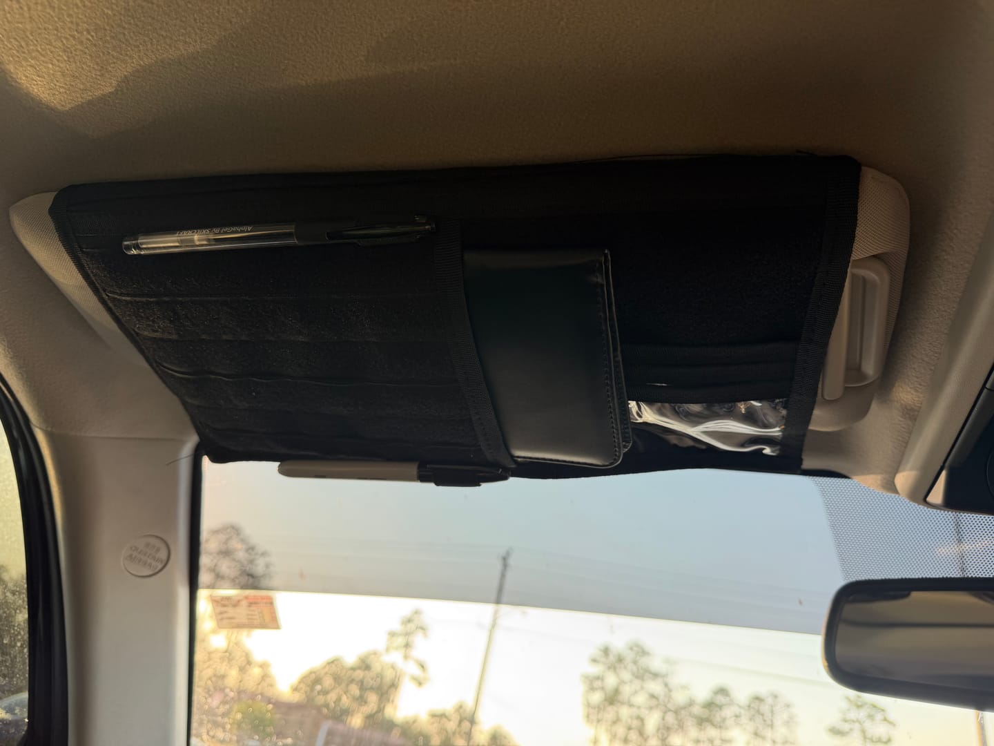 Customer photo review of Tactical MOLLE EDC Visor Panel v2