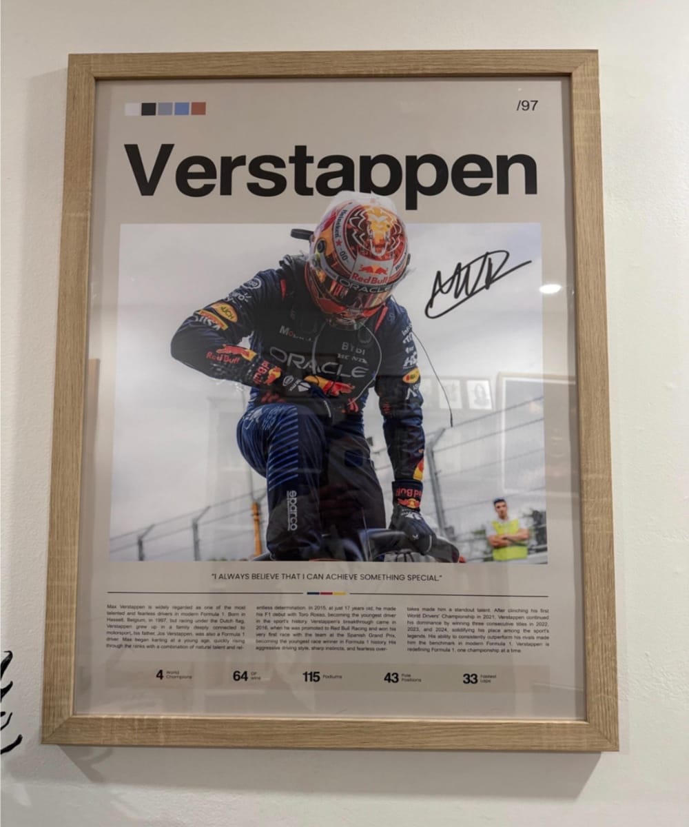 Customer photo review of Max Verstappen - Red Bull Racing